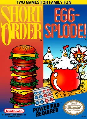 Short Order + Eggsplode! (USA) box cover front